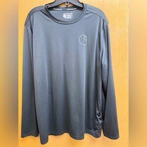 Carhartt Men’s Black Long-Sleeve Sun Defender Dri Fit